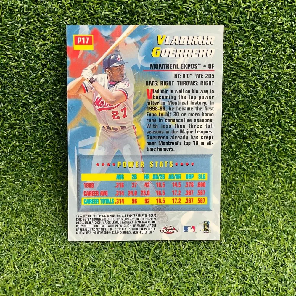 2000 Topps Chrome Power Players Vladimir Guerrero #P17 Montreal Expos